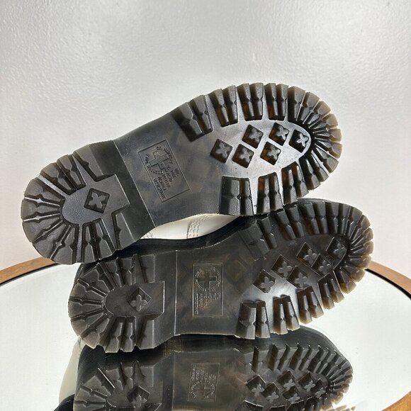 DR MARTENS Jetta Water Repellent Platform Bootie in White Size US 6 - Picture 8 of 9